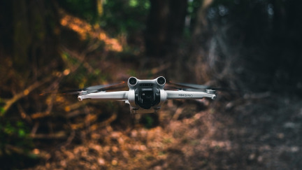 drone quadcopter gadget isolated